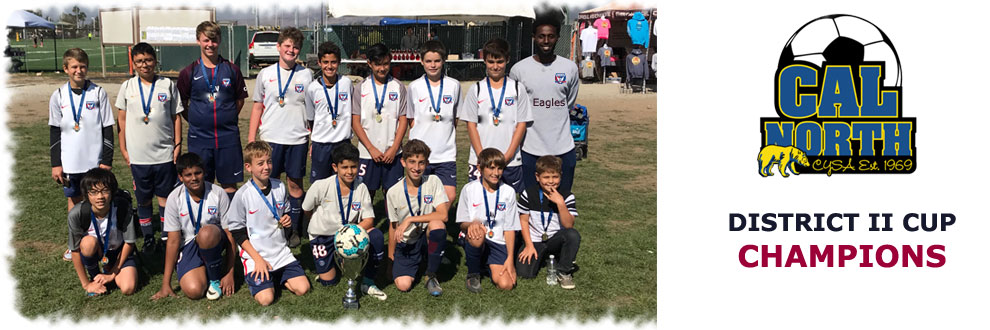 U13 Boys District cup champions 2