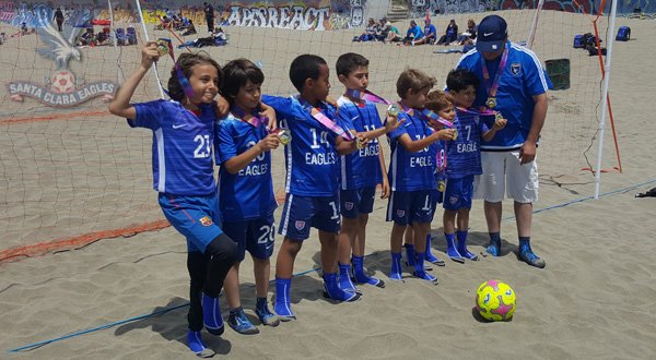 Eagles Boys Beach cup champions